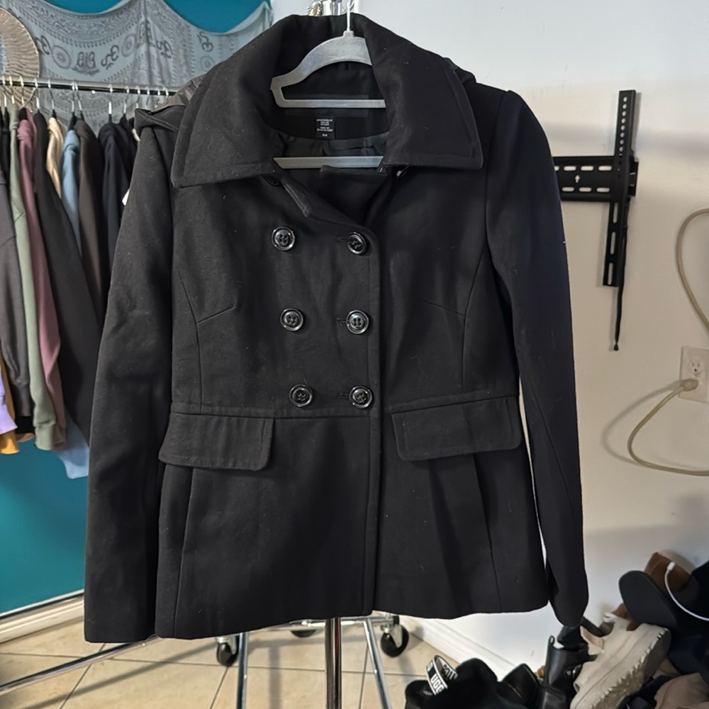 Black Pea Coat
